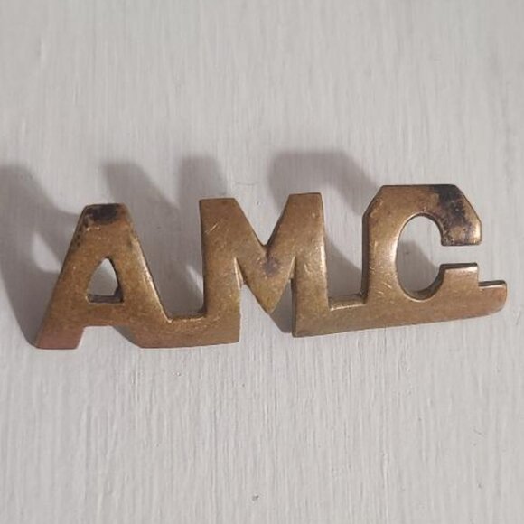 WWII N.S. Meyer AMC Air Force Military Uniform Lapel Pin - Mobility Command USA - Picture 1 of 5